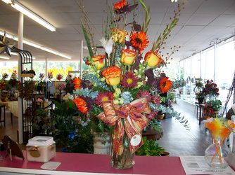 Sunflowers and Roses from Bunn Flowers & Gifts, local florist in Pittsburg, TX